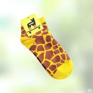 패션양말 기린 얼룩무늬 중목 포인트 삭스