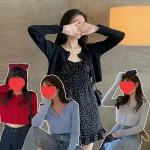 여름가디건 여성 슬림핏 트렌디핏 버튼 다양한컬러 크롭 가디건