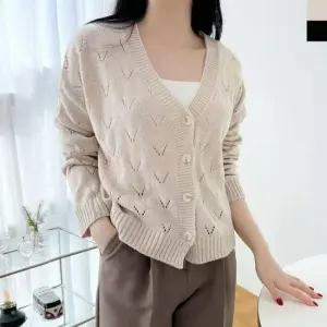여자가디건 루즈핏 여성 니트가디건