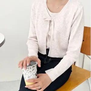 여성 여자 가디건 니트 세트 여름 가디건 심플 나시