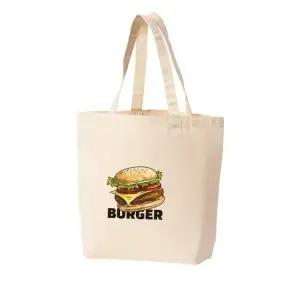 에코백 토트백 햄버거 버거 BURGER 패티 다양한색상 전사이즈 (WFKHG3G)