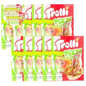 트롤리피자모양젤리 10개 피자모양젤리 트롤리