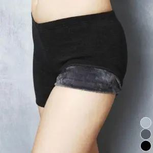 반바지 여자 안감 기모 속바지 겨울 융털 보온 학생 WFLPTZW