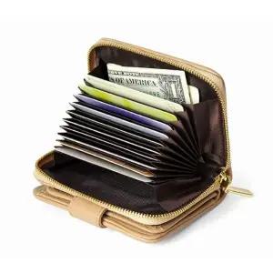 캐주얼 인기 데일리 카드 명함 양가죽 여자 퀼팅 지갑 (WFKI3Q4)