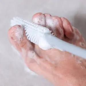 발 세척 브러쉬 실리콘 풋케어 반신욕용 발세척브러시 2종 혼합 (WFKIOWS)