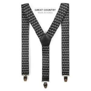 블랙서스팬더 패션멜빵남자 남자멜빵코디 남성정장 WFLQUAE