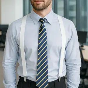 화이트 남자 패션 맬빵 끈 남성 멜빵 정장 여 WFLQUBN