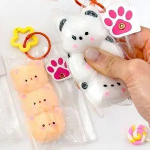 포슬포슬 말랑이 스탠다드키홀더 (4개) (WFKK0VQ)