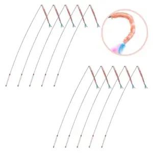 고양이 낚시대 꼬리 10P 사냥놀이 장난감 막대 토이 (WFKJWJR)