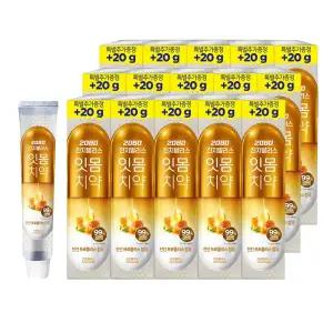 20g증량팩 2080 진지발리스 프로폴리스 치약 150+20g 15입