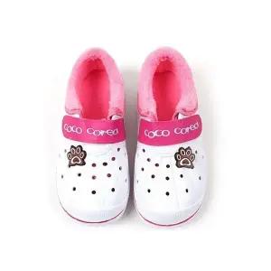 반도 만능화 여아동 학생 겨울 털신 코코 실내화 핑크 (WFGWXGH)