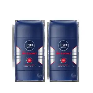 니베아 맨 데오드란트 스틱 드라이앤 임팩트 50mlX2개