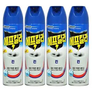 에프킬라 킨 500ml x 4개 모기약 살충제 킬라 모기 파리 벌레 약 퇴치 기피