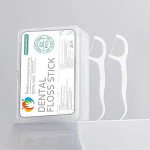 치간치솔 손잡이형 일회용 치실 위생용 칫솔 치아관리