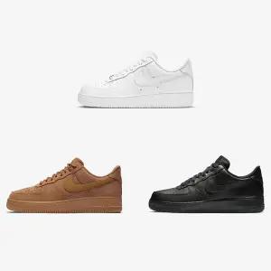 [아웃도어스/나이키]에어포스 1 07 로우 인기컬러 3종 모음