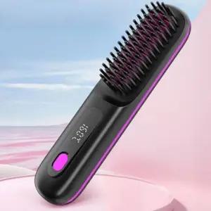 고품질 무선 매직 헤어빗 빗고데기 꼬리빗 집게 고데기 풀세트 (WFKKPJR)