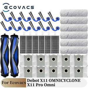 에코백스 디봇 X11 옴니사이클론  프로 옴니 액세서리 메인 브러시 필터 롤러  교체 부품