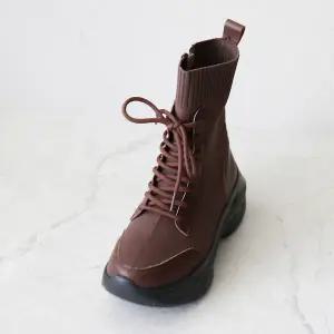 [롯데백화점]원더슈즈 천연소가죽 볼타 컴포트 쿠션 미끄럼방지 키높이 스니커즈 6CM B-7873