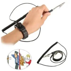 방전 방지 손목밴드 손목방전 스트랩 웨어러블 팔찌 전자기기 (WFKL0GW)