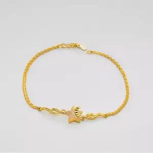 [베티블루] 995 999 24K 순금 스타 문 별 달 여성 여자 11.25g 금 팔찌