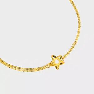 [베티블루] 995 999 24K 순금 싸인 스타 별 여성 여자 3.75g 금 팔찌