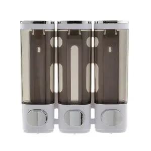 벽걸이 샴푸 디스펜서 세제 케이스 3구