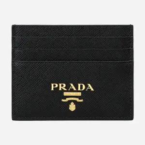 6S 1MC025 QWA F0002 사피아노 금장 로고 카드 케이스 블랙