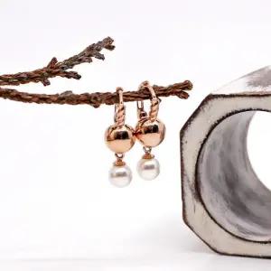 14k 볼 진주 원터치 귀걸이 OPNIE8276-1