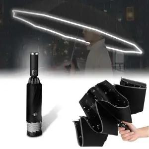 거꾸로 접이식 3단 자동우산 암막 자외선 차단 우양산