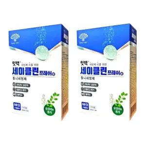 동화 잇백 세이클린 프레쉬 60정 x 2팩 틀니세정제