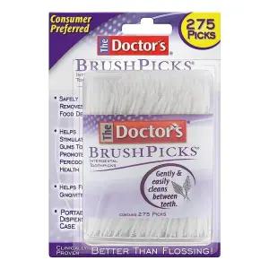 The Doctors 브러시픽 치간 칫솔 치은염 제거에 도움 275개 12개 팩