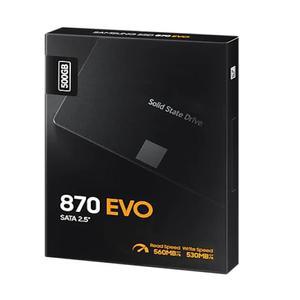 휴대용 내장 870 EVO SATA 2.5인치 SSD 500GB 인터페이스 블랙
