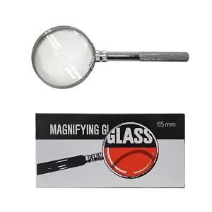 고품질 B표준 보통 유리 돋보기 65mm 소형 유리돋보기 보통돋보기 표준돋보기 국산돋보기 WFHU3AW