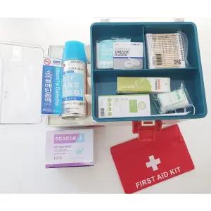 빠띠라인 의약상자 구급자동차 내용물포함 2종택1약보관함 함케이스 파우치 비상약통 응키트 캠핑 휴대용약