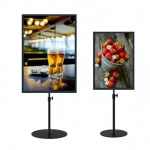 (사이즈 A4-1개)아크릴 POP 스탠드 메뉴판 테이블 거치대 꽂이 A4 A3