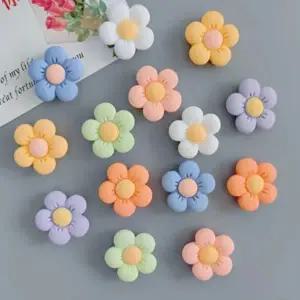 고품질 냉장고 미니 꽃 모양 자석 장식 포인트자석 꽃자석 냉장고데코 현관문자석 꽃모양자석 WFHW2Y4