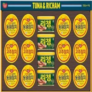 동원 선물세트 튜나리챔 77호 / 참치 / 명절 선물세트 / 추석 / 설 / 1개