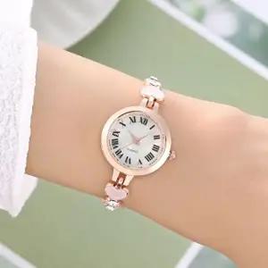 여성 메탈 손목시계 하트 슬라이드 시계-WFHXWZL