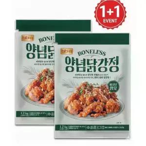 BBQ 닭강정 코스트코 야자당 양념닭강정 1.2kg X 2개