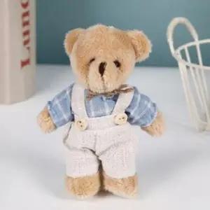 차키 멜빵곰인형키링 디테일 구성 가방 열쇠고리 키홀 가방 열쇠고리 곰인형키링 차키 멜빵