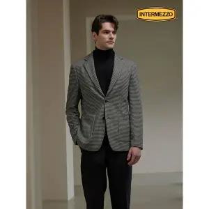 [하프클럽/인터메조]25FW 울 블렌디드 자켓 그레이 IMFFMBZ105