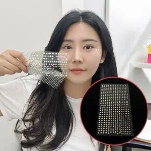 페이스 큐빅 스티커 원형 페이스큐빅-WFHZ0RF