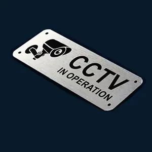 고품질 CCTV 카메라 스티커 감시중 표지판 안전 DD-13126 cctv스티커 cctv작동중 cctv안내 WFHYLLO
