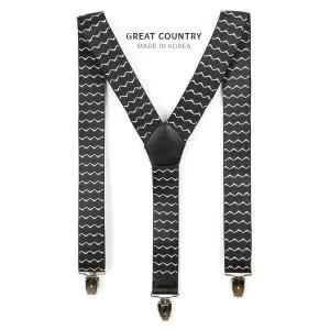 블랙서스팬더 패션멜빵남자 남자멜빵코디 남성정장