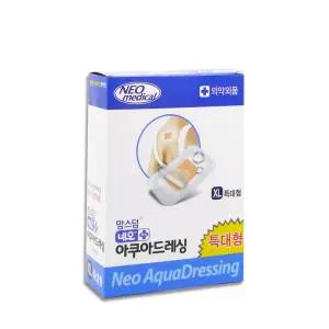 네오아쿠아드레싱 찰과상 방수밴드 반창고 특대 XL 20개
