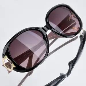 페라가모 라운드 선글라스 SF668S-001 오버핏 여성용