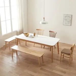 [텐스페이스]대형테이블 10인이상 다용도 책상 식탁 2400 BJM85