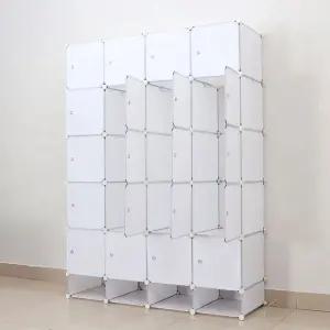 화이트 선반 옷장 의류 수납함 옷수납함 의류수납장 플라스틱옷장 DIY수납장 옷수납장