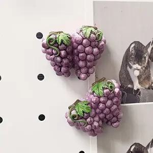 고품질 마그넷 음식 냉장고자석 모형 포도 냉장고자석 마그네틱 현관문자석 예쁜자석 WFI77EX