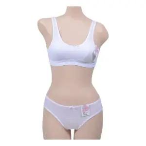 1단계 주니어 AA컵 스포츠 브라팬티세트 10대여성 WC7B638